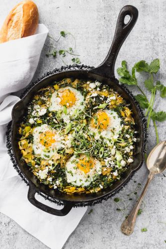 Artichoke Kale Shakshuka