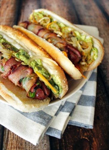 Bacon-Wrapped Jalapeno Hot Dogs