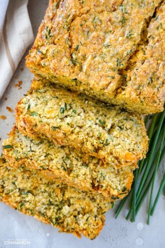 Gluten-Free Cheddar Chive Zucchini Bread