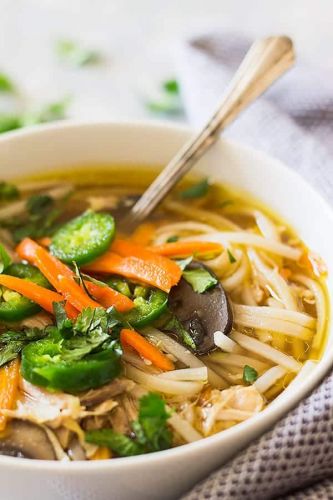 Slow Cooker Asian Chicken Noodle Soup