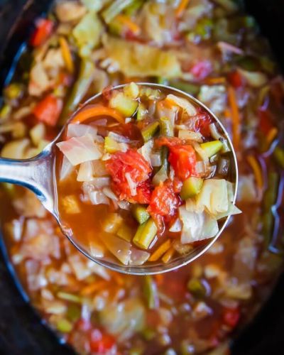 Slow Cooker Cabbage Soup