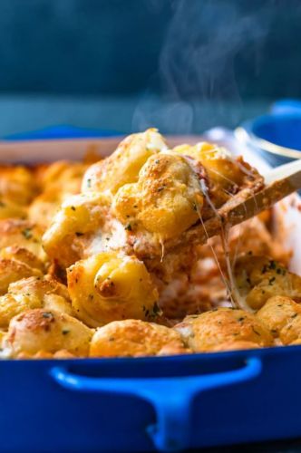 Garlic Bread Pepperoni Pizza Casserole