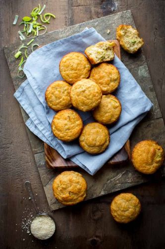 Leek and Parmesan Muffins