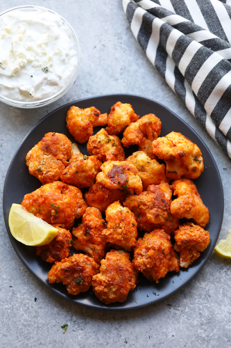 Buffalo Sauce + Cauliflower