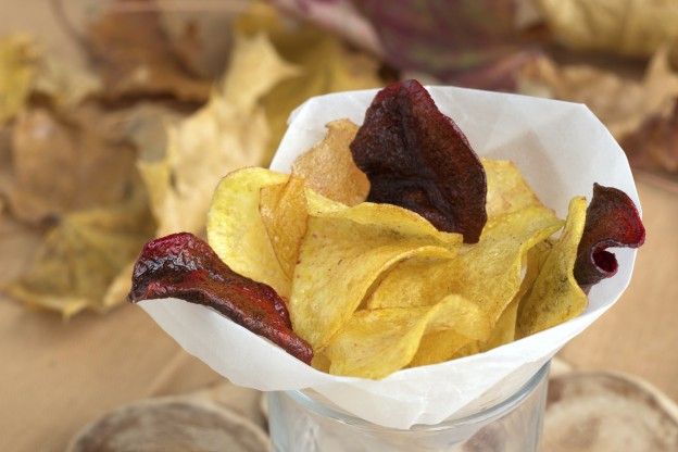 Homemade potato chips