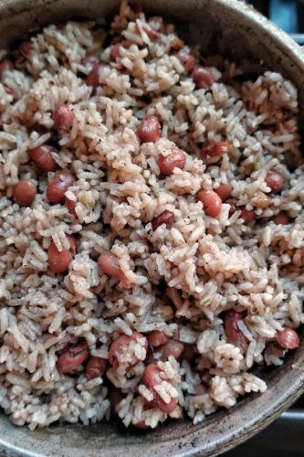 Authentic Jamaican Rice and Peas