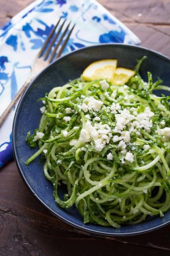 Spiralized Cucumber Salad