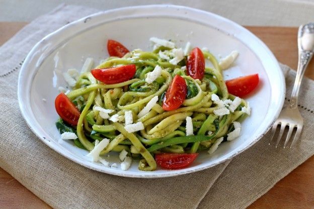 Swap Out THe Carbs FOr Spiralized Zucchini Pasta