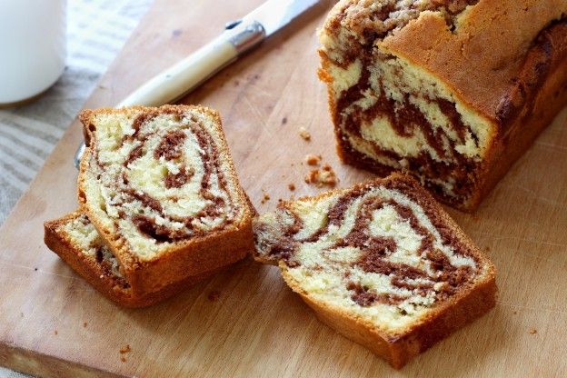 Nutella marble cake