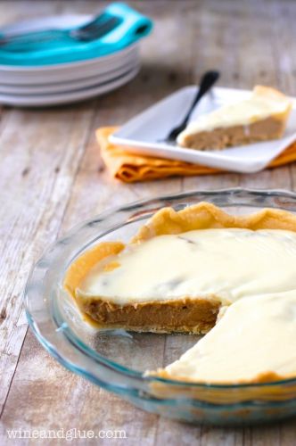 Peanut Butter Pie with White Chocolate Ganache