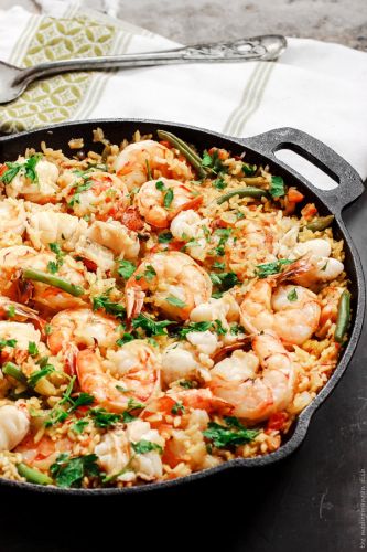 Easy Seafood Paella