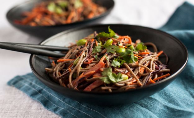 Easy Tahini and Soba Noodle Salad