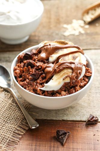 Vegan S'mores Oatmeal