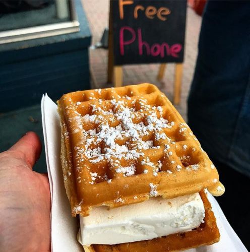 Pennsylvania: Waffles and Ice Cream