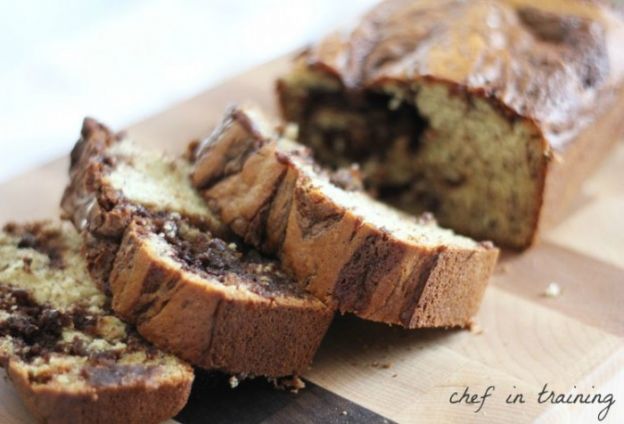 Nutella Banana Bread