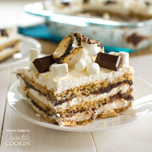 S’mores Icebox Cake