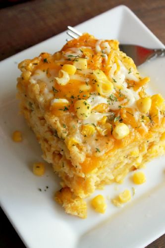 Slow Cooker Cornbread Pudding Casserole