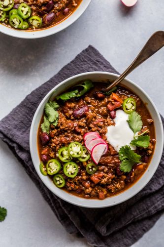 Spicy Beef and Beer Chili