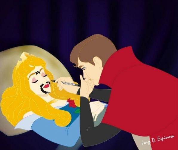 What Prince Phillip was doing while Sleeping Beauty was dozing