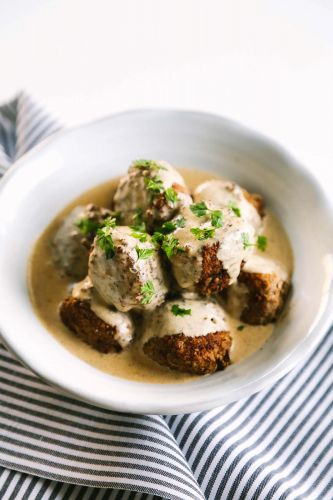 Keto Swedish Meatballs with Allspice and Gravy