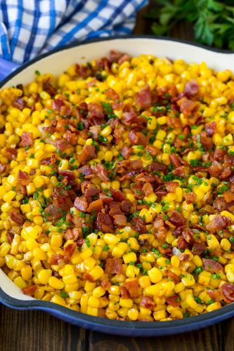 Fried Corn with Bacon