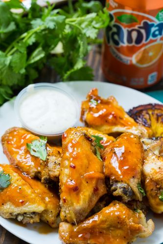 Orange Soda Hot Wings