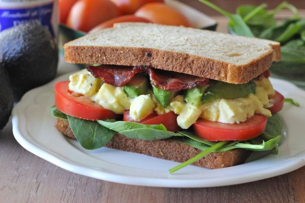 Egg Salad BLTA Sandwich