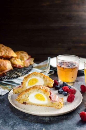 Egg Stuffed Breakfast Biscuits