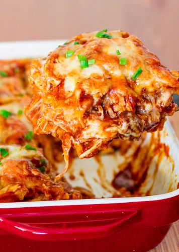 Easy Chicken Enchilada Casserole