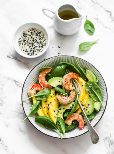 Thai-style shrimp & mango salad