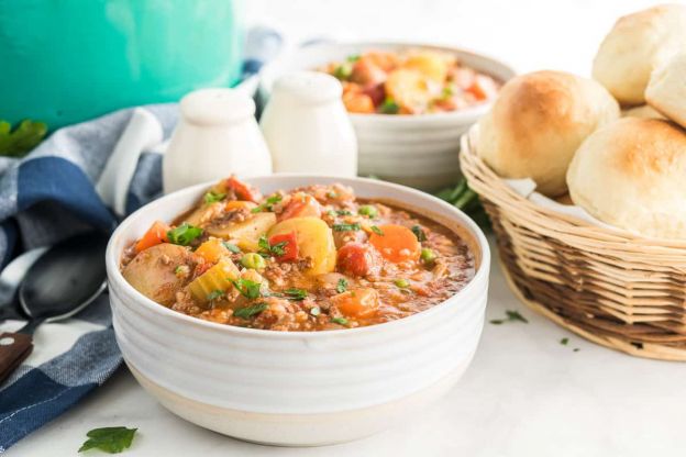 Hamburger Stew with Rice