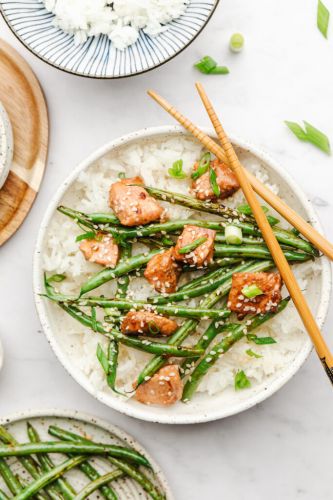 Easy Asian Salmon Stir Fry