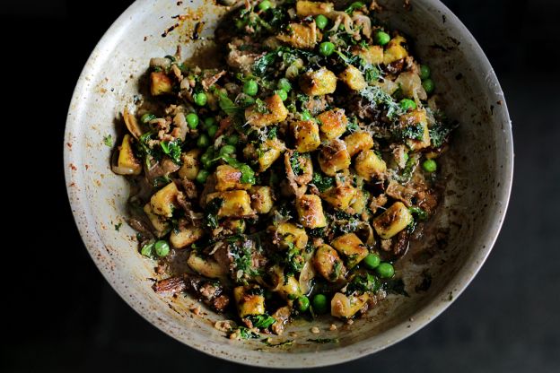 Herb Gnocchi with Mid-Season Greens