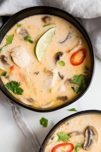 Tom Kha Gai Soup (Thai Coconut Soup)