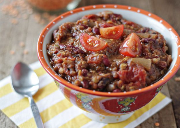 Crock Pot Pumpkin Red Lentil Chili