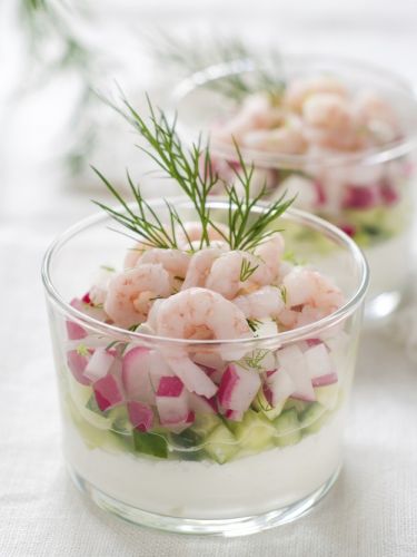 Shrimp verrines