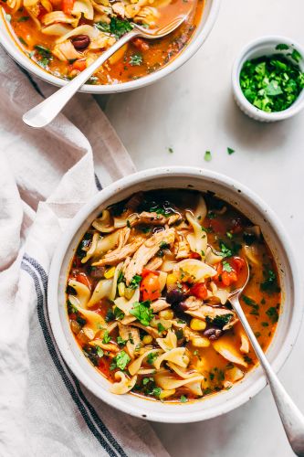 Mexican Chicken Noodle Soup