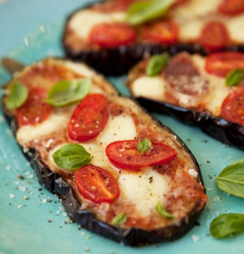 Eggplant pizza