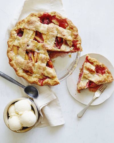 Strawberry Peach Pie