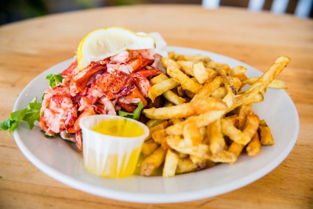 Best Lobster Roll with a View: The Bayside Restaurant (Westport, Massachusetts)