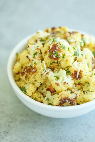 Roasted Garlic Cauliflower