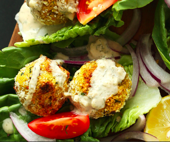 Turmeric Chickpea Fritters