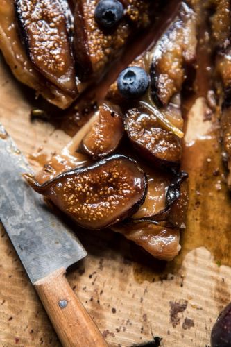 5-Ingredient Maple Fig Tarte Tatin