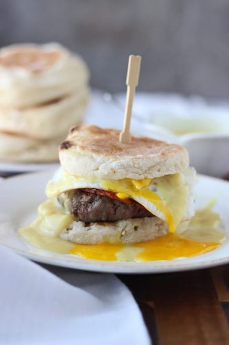 eggs benedict burgers