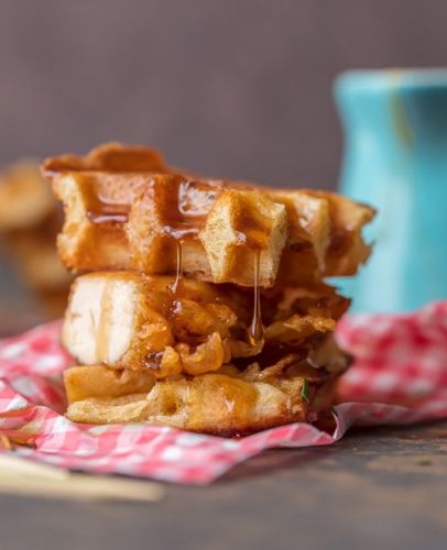 Mini Chicken and Waffles Recipe