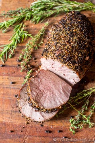 Garlic Herb-Crusted Roast Beef