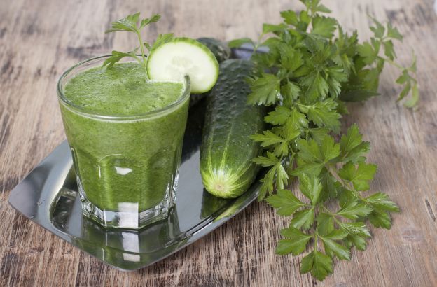 Green cucumber smoothie