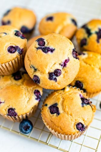 Vegan Blueberry Muffins