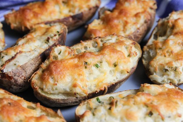 Cheesy Ranch Stuffed Baked Potatoes