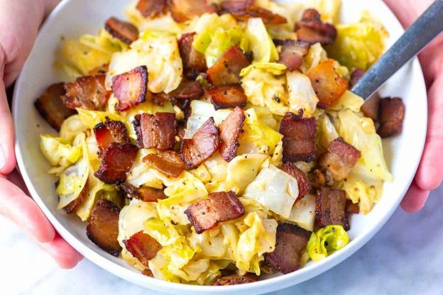 Bacon Fried Cabbage